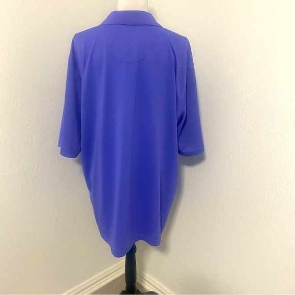 Bolle Tech Golf Polo Men’s Shirt Size XXL Purple 100% Polyester - Picture 4 of 8